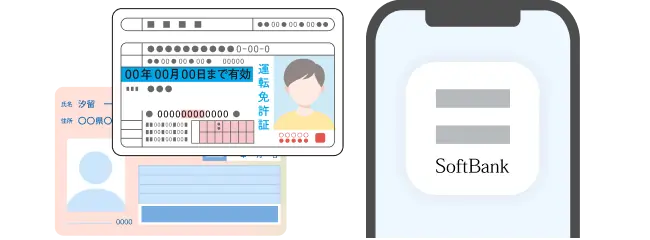 本人確認書類を準備し、My SoftBankアプリをインストールする
