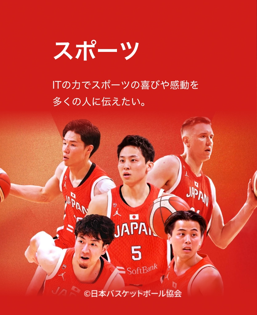 ITの力でスポーツの喜びや感動を多くの人に伝えたい。